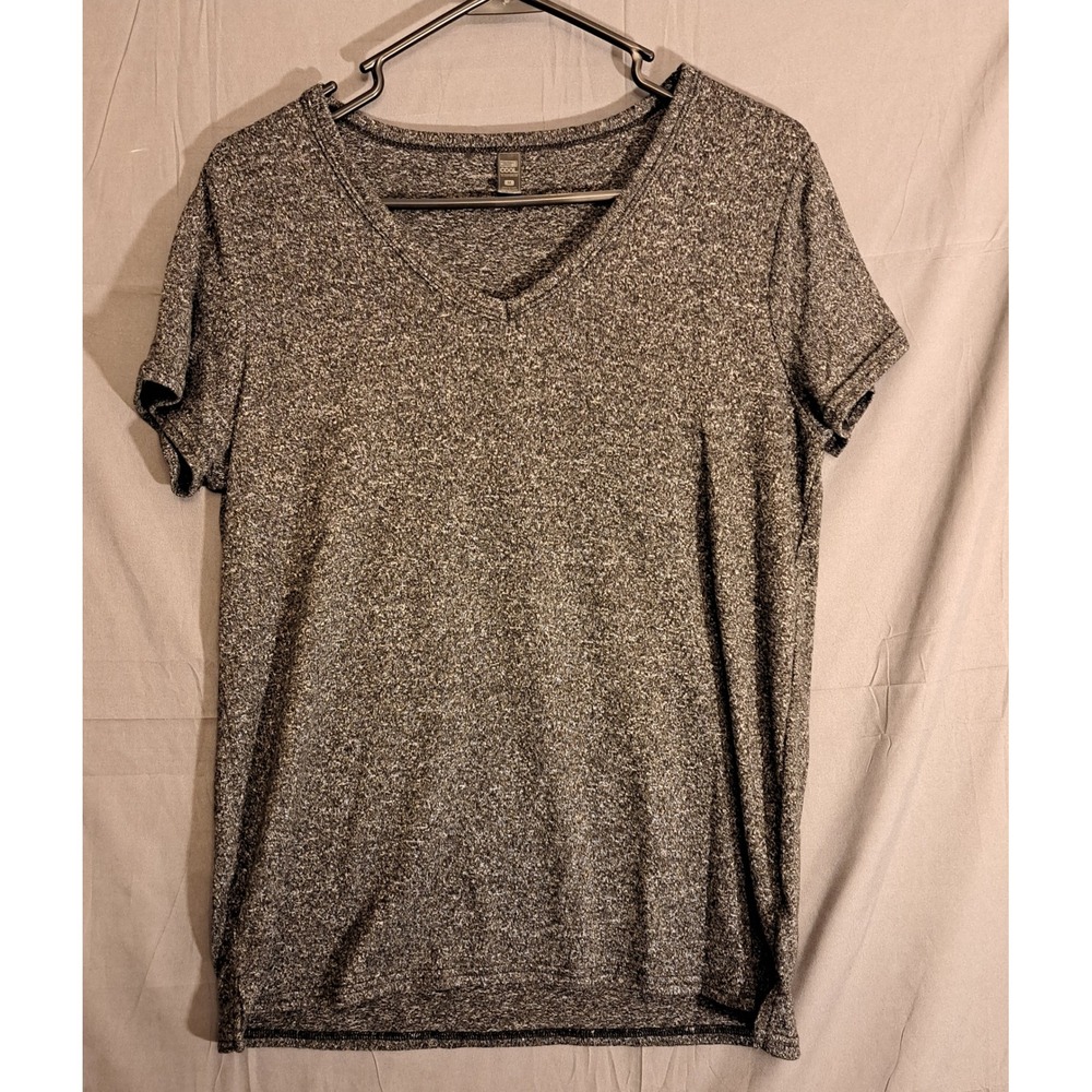 32 Degrees Cool Sleepwear Polyester‎ T-Shirt Women's Size Medium Black White